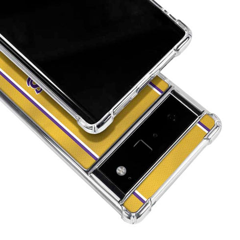 NBA Los Angeles Lakers Jersey Google Pixel 6 Clear Case